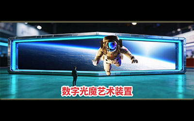 数字光魔裸眼 3D 艺术装置 全解析